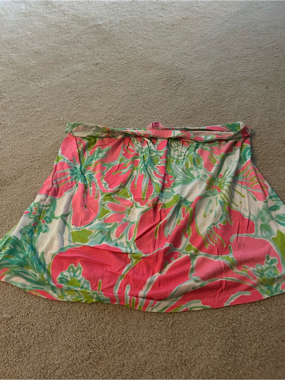 Floral Pink & Green Women's Top